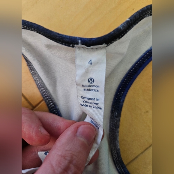 Lululemon extra long cool racerback CRB tank top milky way multi pattern - Picture 2 of 6